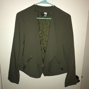 Army Green Blazer - Size 12